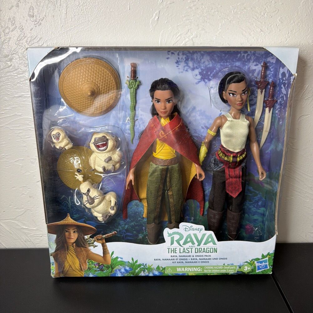 Disney Raya & The Last Dragon Doll Set Raya Namaari and Ongis Pack NEW